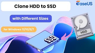 How to Clone HDD to SSD Different Sizes [upl. by Tletski]