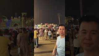 Laser light show at Global Village Dubaidubailaserlightglobalvillageshortvideoshort [upl. by Atteyram]