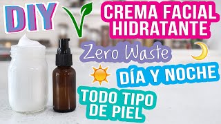 CREMA FACIAL HIDRATANTE  TODO TIPO DE PIEL  DIY ZERO WASTE  Mixi [upl. by Mandell]