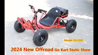 2024 Factory NEW Offroad Go Kart Static Show EG1003 [upl. by Yatnuhs]