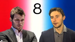 Magnus Carlsen vs Sergey Karjakin  2016 World Chess Championship  Game 8 [upl. by Kcaj707]