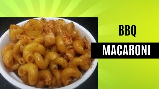 BBQ MACARONI how to make macaronirecipe from my kitchen to yours infosavorysecrets [upl. by Tanah248]