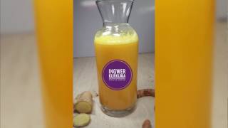 Ingwer Kurkuma Power Drink  gesund und lecker [upl. by Naihs]