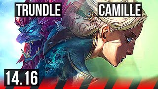 TRUNDLE vs CAMILLE TOP  Dominating  NA Master  1416 [upl. by Nereus]