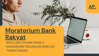 Cara Isi Moratorium Bank Rakyat Terkini 772021 [upl. by Asfah]