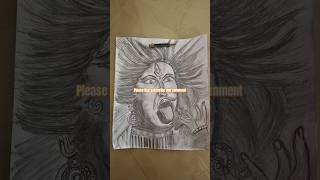 Pencil sketch Maa durga shorts shortsfeed youtubesearch drawing penciledrawing sketch art [upl. by Yeldud]