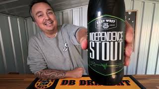 East West Brewing Company  Independence Stout 12 REVIEW [upl. by Sindee]