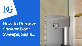 How to Replace Your Frameless Shower Door Sweeps and Jambs  Dulles Glass [upl. by Jacqui704]