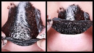 Instant Blackhead Remover Peel Off Mask REMOVES EVERYTHING  Hypertoolzcom [upl. by Shepard636]