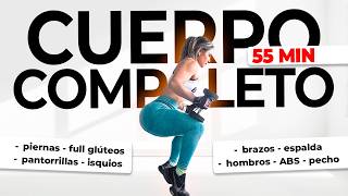 55 MIN Rutina CUERPO COMPLETO en Casa  En Tiempo Real Con Biseries [upl. by Golter335]