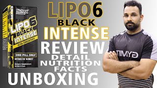 Lipo 6 Black Intense – Reviews Ingredients and Price URDUHINDI GYMIT [upl. by Harolda]