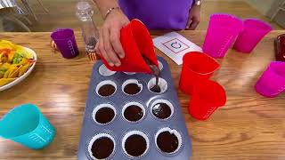 KOCHBLUME 3Piece Silicone Measuring Cup Set on QVC [upl. by Larsen]