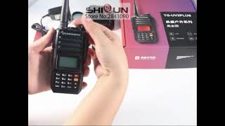 QuanSheng TG UV2 Plus  10 Вт 5диапазонная портативная рация Satcom фонарик [upl. by Adni]