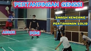 ABRORDONI TANTANG ATLET EX PORPROV PRINGSEWU LAMPUNG tarkambadminton badmintonlovers agripina [upl. by Otsugua]