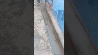 Live broadcast of tiling the pool wall with ceramic yourself [upl. by Yelir]