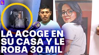 Santa Anita Acoge a chica en su casa y le roba 30 mil soles [upl. by Akenet]