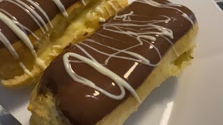 Ekler  Eclair Recipe  Recept [upl. by Tristram867]