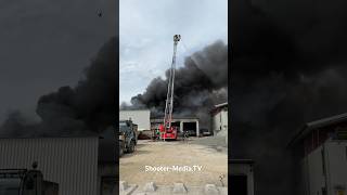 🔥 Großbrand in Walddorfhäslach 🚒  Feuerwehr im Großeinsatz 🚒 brand fire shorts [upl. by Ober]