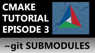 CMake Tutorial EP 3  Git Submodules adding glfw windowing library example [upl. by Uzial516]