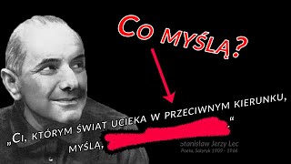 Stanisław Jerzy Lec  23 cytaty zapisane na serwetkach [upl. by Adalheid]