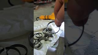 remove hydraulic seal kit mechanics tutorial tutorial youtubeshorts shorts short shortvideo [upl. by Asecnarf]