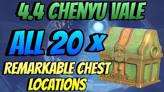 44 Chenyu Vale All Remarkable Chest Locations Genshin Impact [upl. by Sigrid377]