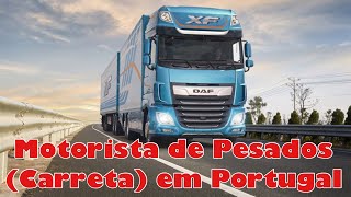 Quanto ganha um Motorista de Pesados  Carreta Categoria E em Portugal [upl. by Imak]