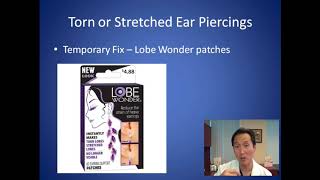 How Can I Fix My Torn or Stretched Out Ear Piercing  Earlobe Repair Consultation  Dr Anthony Youn [upl. by Aikit]