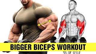 5 BEST Exercises for BIGGER BICEPS [upl. by Nofets]