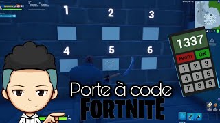 TUTO  FAIRE UNE PORTE A CODE   Fortnite Créatif [upl. by Renat]