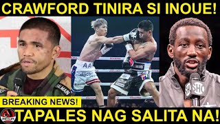 Tapales Hindi naman gaanong MALAKAS si Inoue  Crawford NAbwisit TINIRA si Inoue [upl. by Lanos]