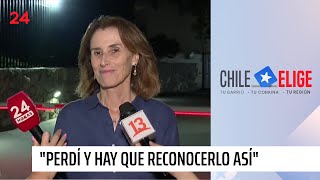 Marcela Cubillos admite derrota en Las Condes “Perdí y hay que reconocerlo así” [upl. by Uliram]