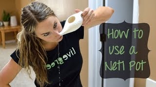 How to Use a Neti Pot [upl. by Ylhsa]