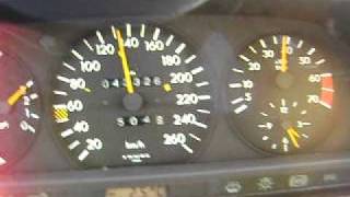 Mercedes 560SEC ACCELERATION 0160kmh [upl. by Garibold582]