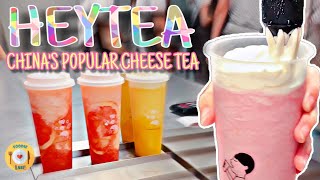 HEYTEA 喜茶 Cheese Tea Making  Chinas Most Popular Cheese Tea Shop in Singapore [upl. by Brandt]