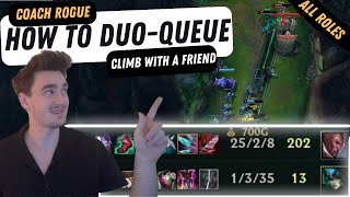 HOW Does Duoing Affect MATCHMAKING How to CLIMB using DUOQUEUE  Play Like A Pro [upl. by Darahs]