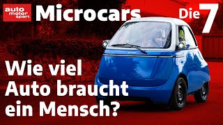 Wie viel Auto braucht ein Mensch Microcars gegen den SUVTrend I auto motor und sport [upl. by Auqcinahs]