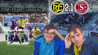 Schaffhausen wirft Titelverteidier raus quotFC Schaffhausen vs Servette FC Stadionvlogquot 150924 [upl. by Hobie]