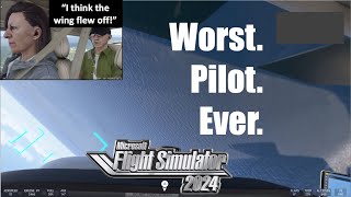 Passengers TERRIFIED Flying with Brand New Pilot  MSFS 2024 Career Mode [upl. by Mavis]