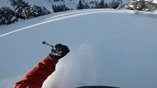 Powder Skiing Saalbach Hinterglemm 1st December 2017 [upl. by Ayotal]