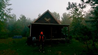 Clearing The Building Site For The New Log Cabin Minnesota Deer Hunting [upl. by Jacquelin]