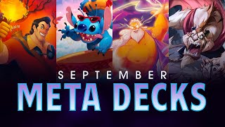 NEW Top 5 Meta Decks – Disney Lorcana Best Decklists September [upl. by Yrennalf]