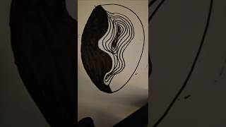 ASMR Doodling With Sharpie art music rock asmr doodleart timelapse shorts [upl. by Marlie]