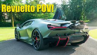 1015HP Lamborghini Revuelto POV Test Drive  CRAZY Accelerations with TUNNEL RUNS [upl. by Anneis]