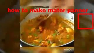 how to make matar paneer by nisha madhulika [upl. by Esiocnarf]