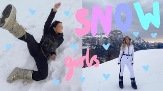 A TRIP TO THE SNOW  Sophia and Cinzia [upl. by Grew]