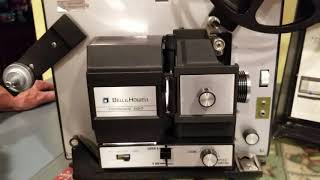 Vintage Bell Howell 458 Filmosound Autoload 8mm Super 8 Film Projector [upl. by Araeic867]