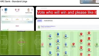 KRC Genk  Standard In this live broadcast 🔴 with detailed visual and text effects [upl. by Ellerehc141]