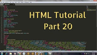 HTML Tutorial for Beginners Part 20  Superscript and Subscript tags [upl. by Ettenawtna]