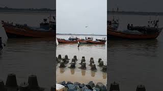 Fishing boat in Digha beach  shots fishing digha [upl. by Pascha]